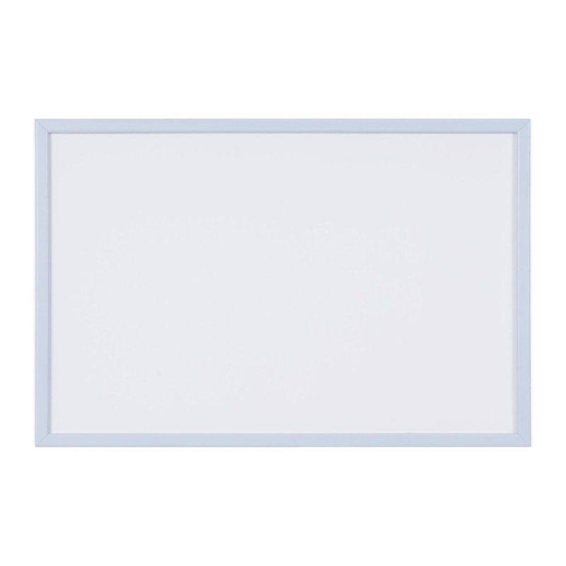 Tableau blanc magnétique effaçable à sec MasterVision, 36 po x 24 po, cadre bleu, tableau blanc décoratif pour la cuisine, le dortoir ou la salle de classe, décoration murale pour le bureau personnel