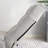 Balcony Chair - 4-segment Adjustable Grey Metal Reclining For Living Room, Space Efficient Back