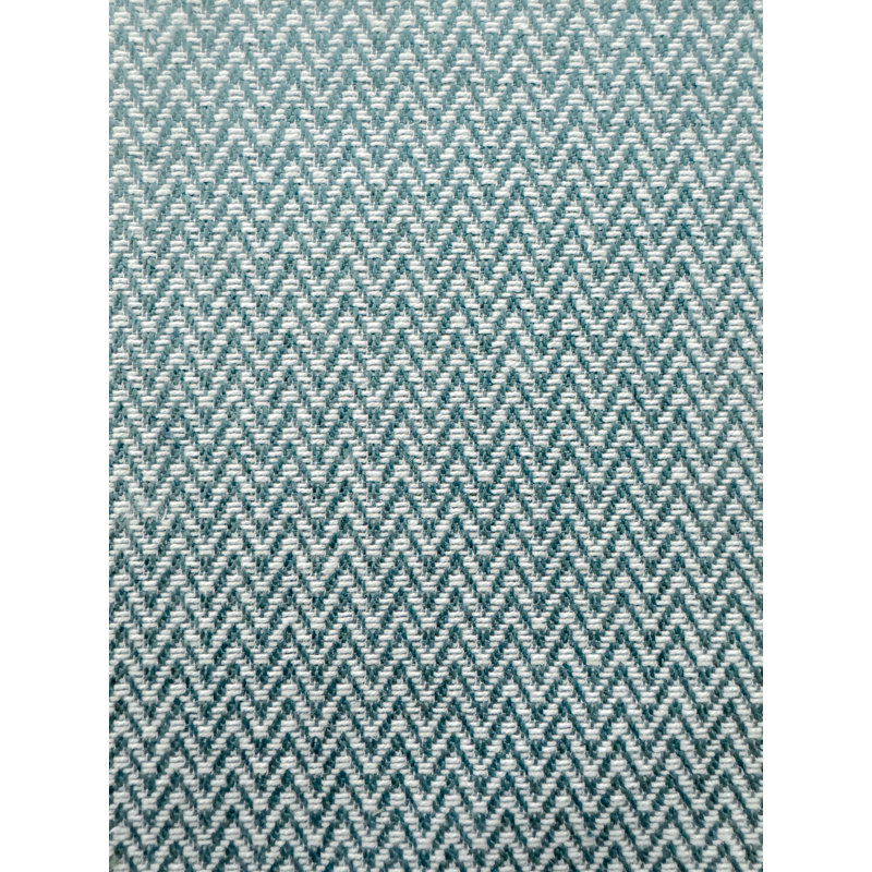 Turquoise Herringbone Bay Indoor Outdoor Table Runner 14x72