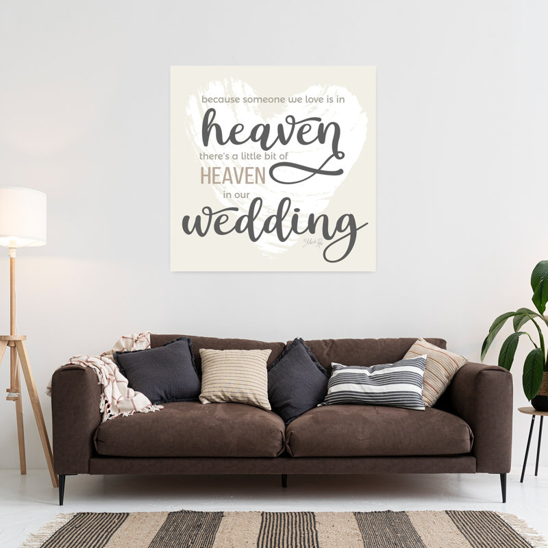 Heaven In Our Wedding, art contemporain, H 36 po x l 36 po