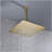 Rain Shower Head High Pressure Rainfall Showerhead Water Saving