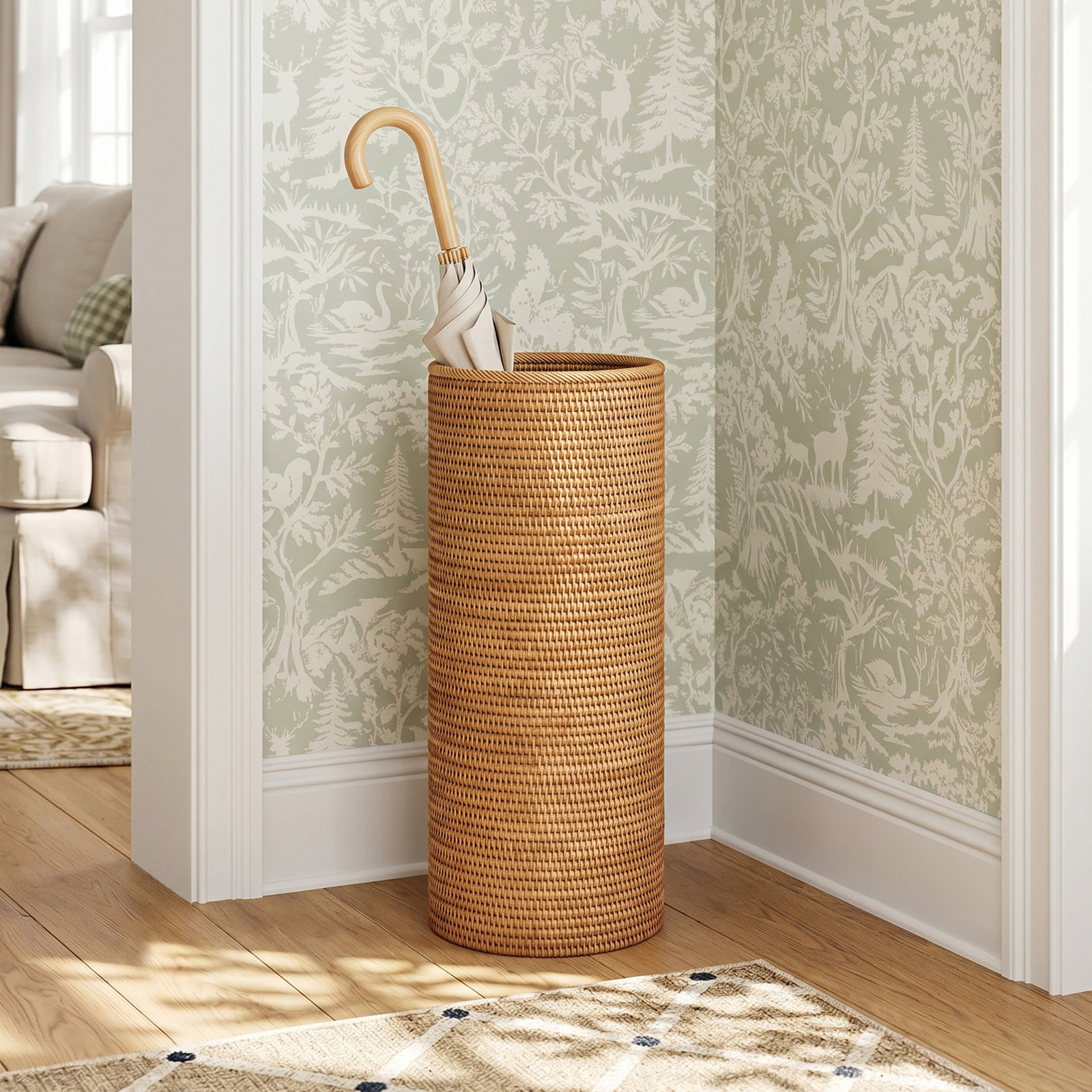Dormont Coastal Basket 1, Honey Brown