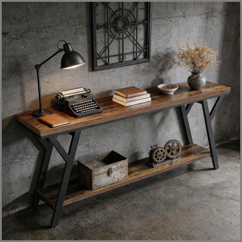 Couch Table,2-Tier Console Table,Sofa Table Couch