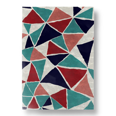 Aariyan Geometric Hand Woven Area Rug