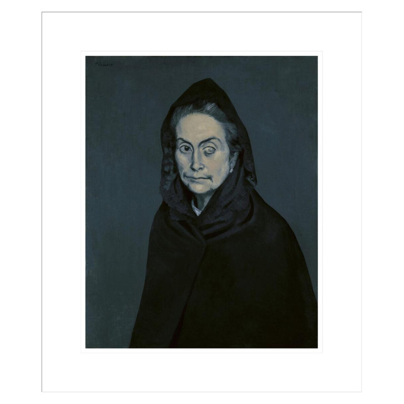 Pablo Picasso - estampe numérique encadrée, H 20,85 po x l 17,75 po