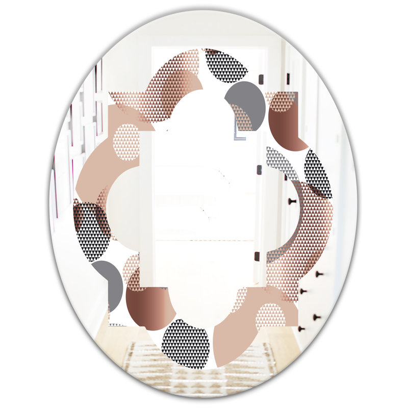Miroir mural Quatrefoil, H 31,5 po x l 23,7 po