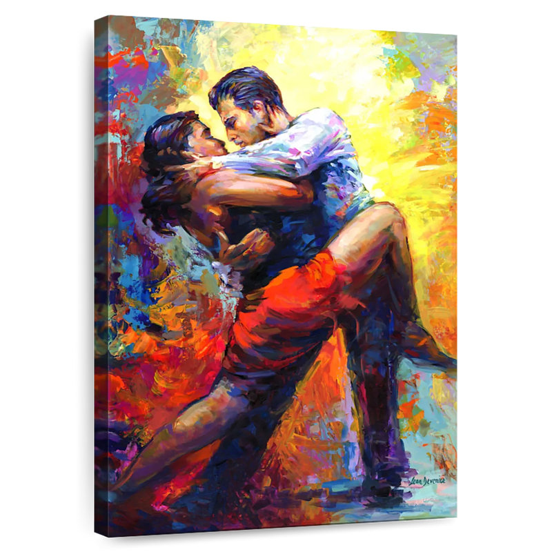 Tango Fire, 36" H x 24" W