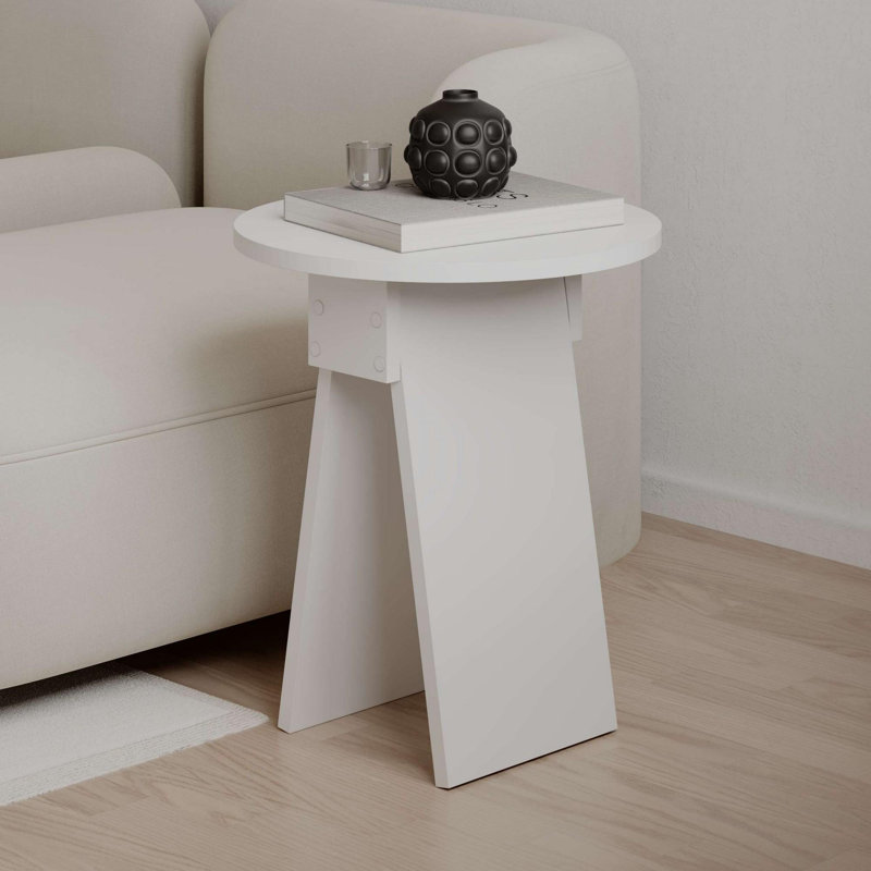 Table d'appoint, Blanc