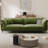 Green Velvet Modular Sofa cushion couch-108840013-108840016
