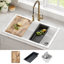 Évier de cuisine à simple cuve encastrable KRAUS Turino 33 po L-68250396