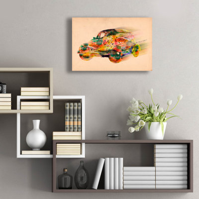 Art mural en verre Winston Porter «Papier peint 8» par Mark Ashkenazi, ACR-47325