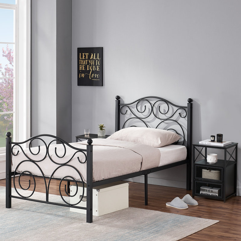 Ensemble de chambre à coucher 3 pièces Auxter, Marron, Simple