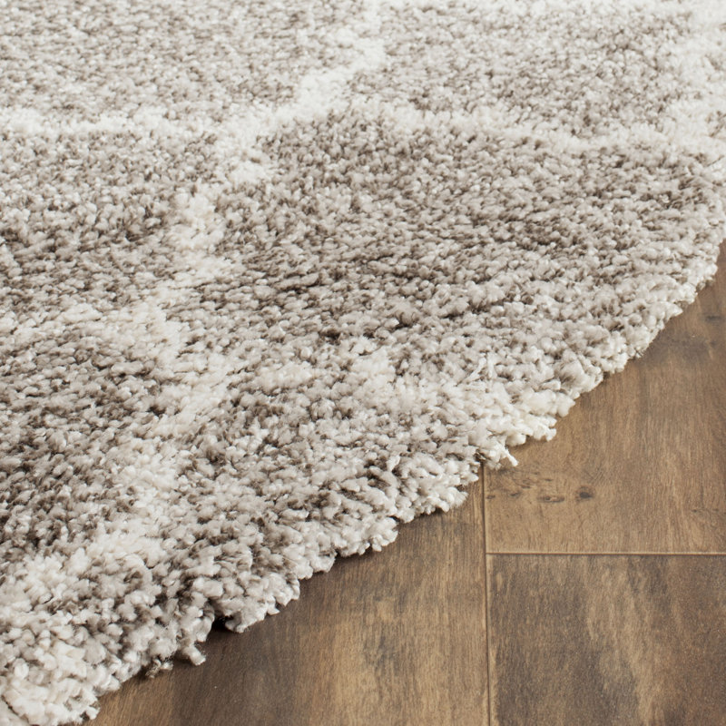Girault Geometric Hand Woven Area Rug, Round 213 cm