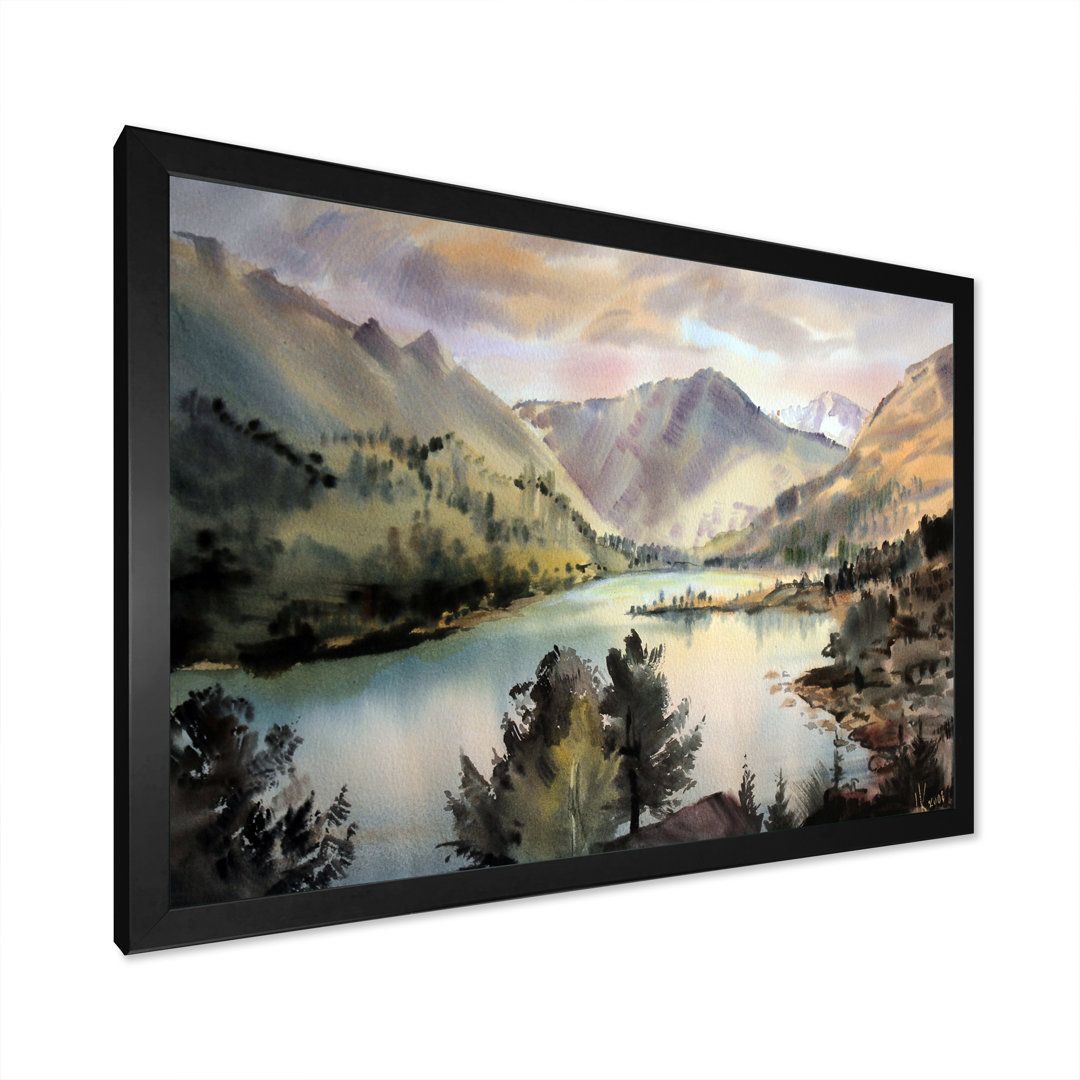 " River Thorugh The Mountains Landscape " Millwood Pines 