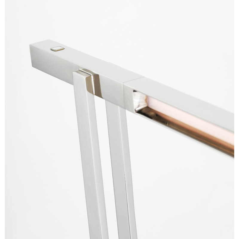 Stagger Small Table Lamp, Polished Nickel