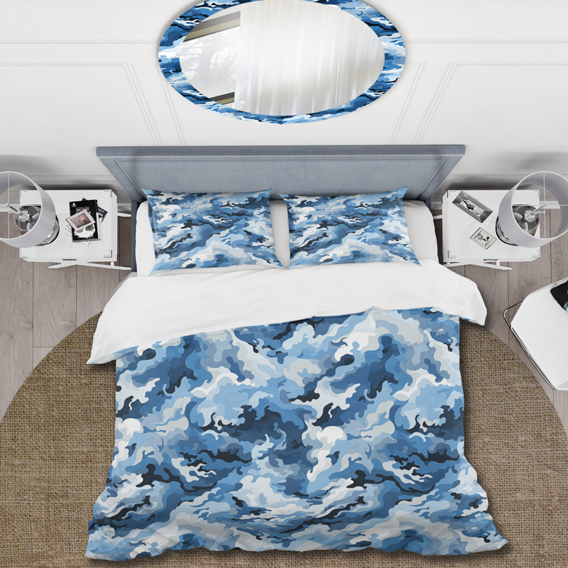 Ensemble de housse de couette camouflage Arctique - camouflage - polyester microfibre