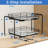 2-Tier Spice Rack Organizer, Pull Out Spice Rack For Cabinet