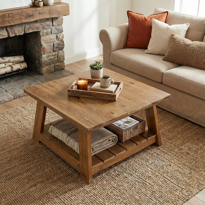 Solid Wood Coffee Table