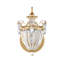 Bagatelle 1 Light Wall Sconce in Heirloom Bronze with Clear Radiance Crystals-1926763963-1926763941