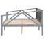 Full Size Grey Daybed With Clean Aesthetic For Different Rooms, Can Serve As Bed Or Seat, Solid Support And Storage Beneath Featuring Simple Design, Suitable Living Spaces, Feature