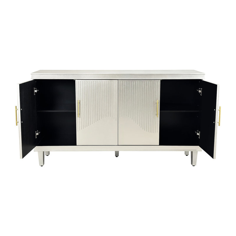 Armoire 60,55 po en champagne. Fabrication en bois massif. Vaste espace de rangement à double compartiment. Tablettes réglables pour une capacité de charge supérieure de 330 lb personnalisable, 66 teintes de couleur champagne