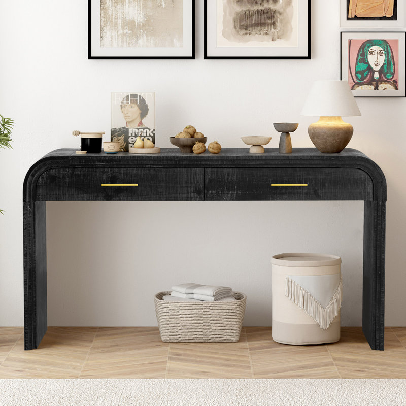 Modern Console Table,Entryway table,Hoyer table with Two Top Drawers
