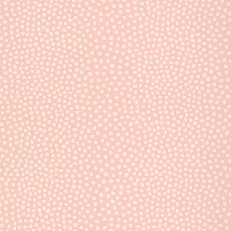 Raindots Wallpaper, Washed Pink