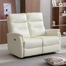 Viradis 52.4" Genuine Leather Zero Clearance Recliner Power Reclining Loveseat With USB Port, 2-Seater Recliner Couch