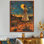 «Moonlight Memories Full Moon Prairie», art mural mode femme
