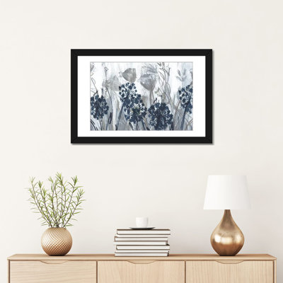 «Indigo Field» par Susan Jill - estampe numérique sur toile tendue