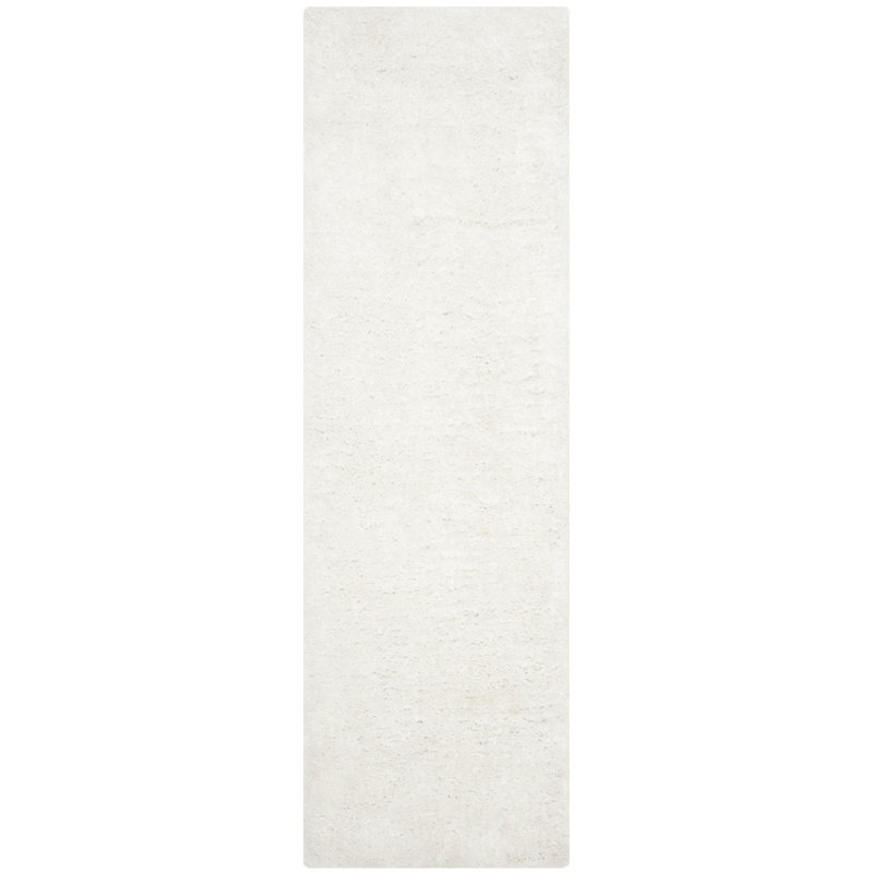 Delane White Area Rug, Runner 2'3" x 8'