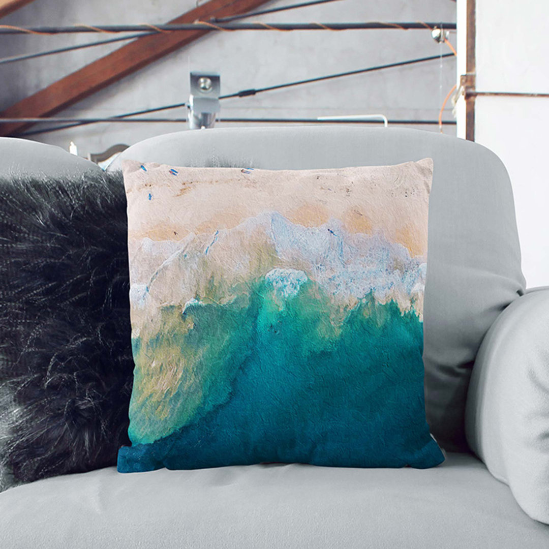 Beach in Punta Cana Dominican Republic Cushion with Filling