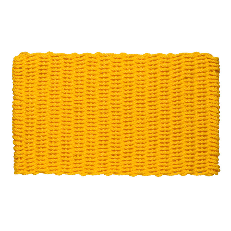Pilibbos Doormat, Rectangle 18" x 30", Yellow
