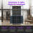 Display Cabinet With Glass Doors, LED Lights & Steel Frame-1348301317