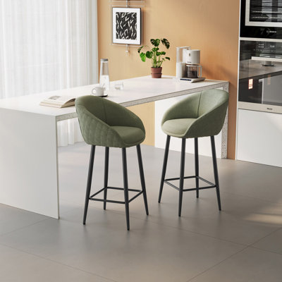Modern Green Bar Stools