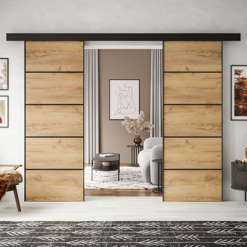 HINOKI PLUS DUO Sliding Doors, 212 cm, Craft Golden Oak