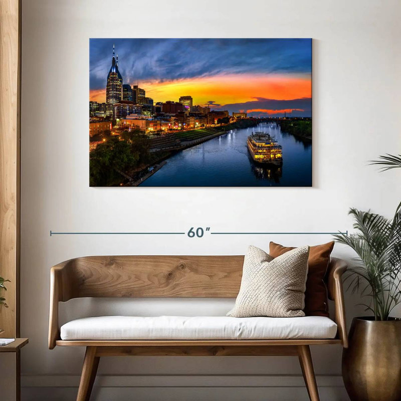 Croisière sur la rivière Nicci Nashville, H 30 po x l 45 po
