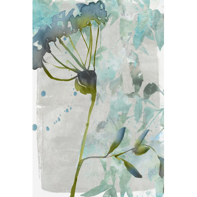 Flower Layers II by Jennifer Goldberger - Wrapped Canvas Painting