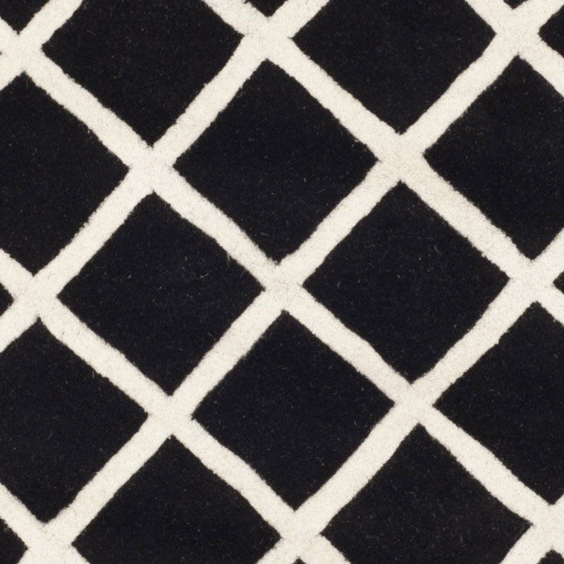 Teresita Hand Tufted Wool Geometric Rug, Square 7'