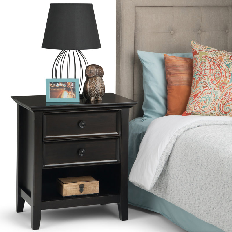 Amherst - Bedside Table - Hickory Brown