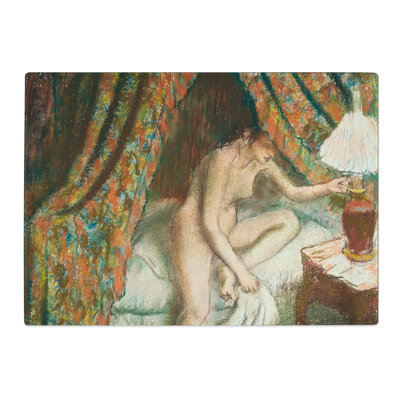 Naked Woman in Bed by Edgar Degas Chopping Board