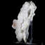 Apophyllite sur calcédoine avec hématite mineure