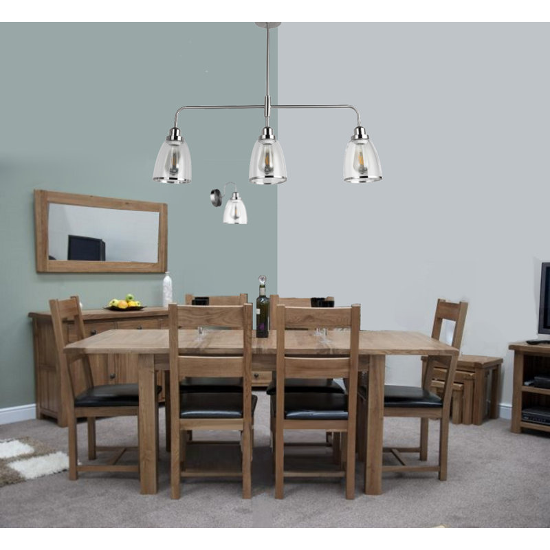 Reaon 3 - Light Silver Kitchen Island Pendant