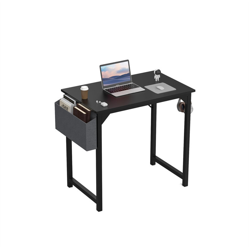 Bureau d'écriture Toygar, Noir / Noir, H 29,8 po x l 31,42 po x P 19,02 po