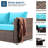 4- Person Outdoor Seating Group With Cushions-588386830