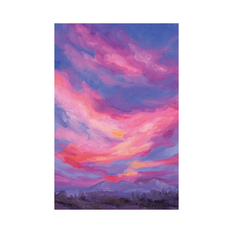 Desert Sorbet by Andrea Fairservice - Painting on Canvas, 101.6 cm H x 66.04 cm W x 3.175 cm D, Wrapped Canvas