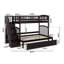 Lit superposé avec lit gigogne en bois massif Jaxson Kids-174643748-204376646