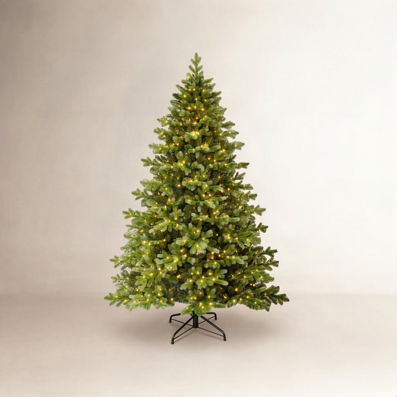 Pre-Lit Christmas Tree, 7' H