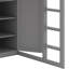 Lit mezzanine surélevé pleine grandeur avec placard et supports-492556074