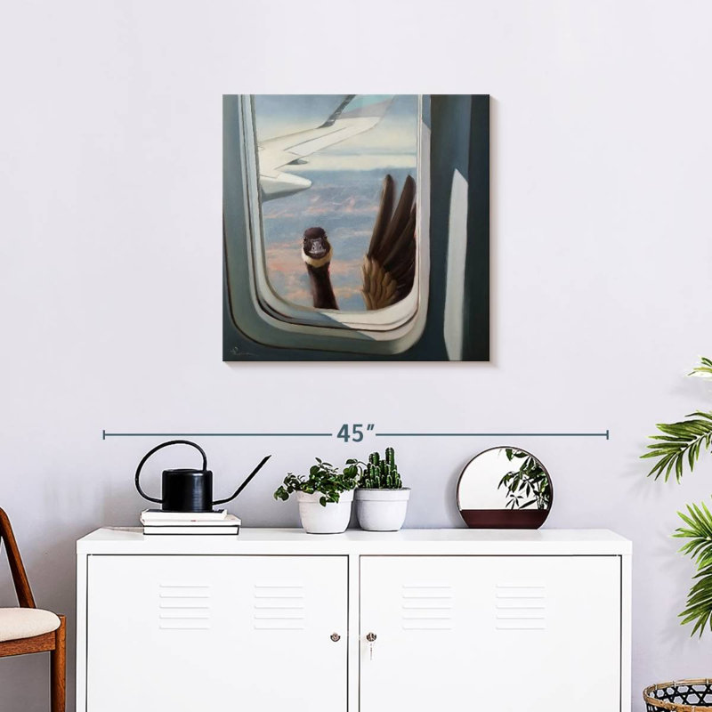 Brampt Friendly Skies, 24" H x 24" W
